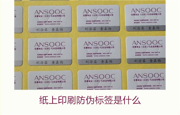 紙上印刷防偽標簽是什么？了解紙上印刷防偽標簽的特點與應用場景(圖2)